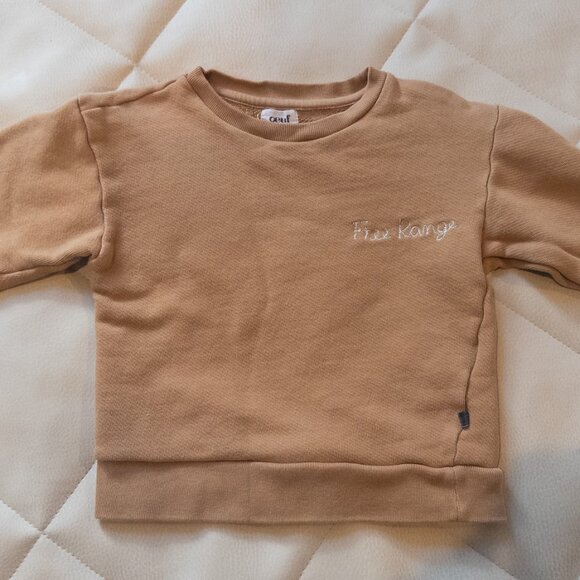 Oeuf Toddler size 2 "Free Range" Sweatshirt - Picture 1 of 5